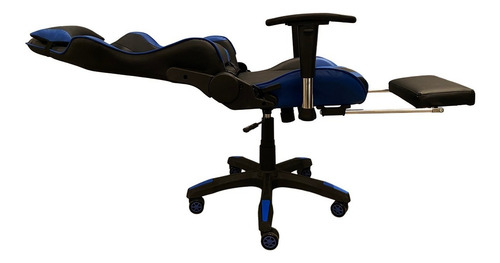 Silla Pc Gamer 06 Azul 2 Almohadones/apoyapies 6 Cuotas