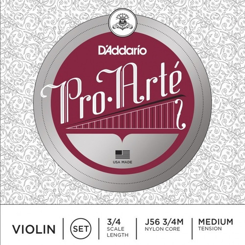 Encordado Para Violín - 3/4 - Daddario Proarte J5634m