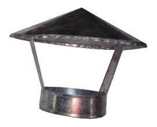 Sombrero Galvanizado 100mm Para Estufa A Leña Quematuti