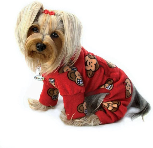 Perro/perrito Silly Overol Polar Turtleneck Pijamas/mono/lou