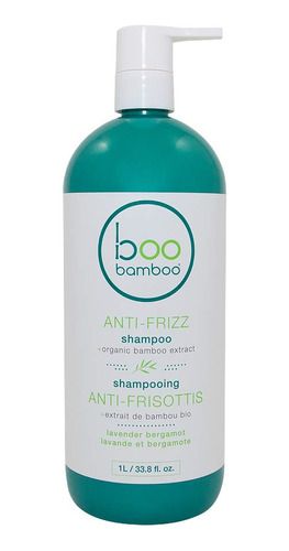 Champú Antiencrespamiento De Bambú Boo, 33.8 Onzas Líqui.