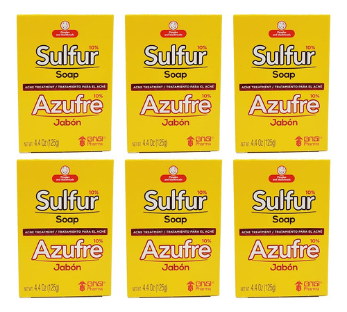 Jabón De Azufre Para El Acné 4.4 Onzas