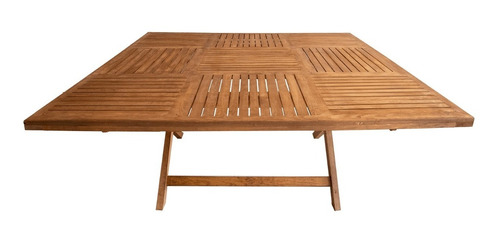 Mesa Cuadrada Plegable Para Jardin Madera Mod Jardin 180x180