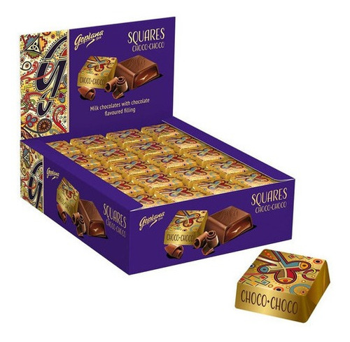 Imagen 3 de 5 de Pack Chocolate Bombón Goplana Pistacho 1kg + Choco Choco 1kg