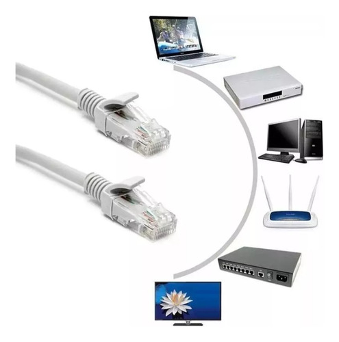 Cable Utp Armado Cat5e Rj45 30 Metros Macro Technology