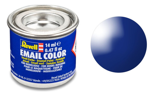 Pintura Revell Enamel Brillante Color 32151 Azul Ultramarino