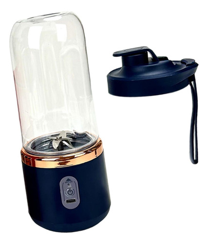 Liquidificador Portátil Mini Copo Único Azul