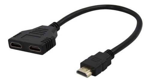 Cable Hdmi Derivador Tipo Y Gralf 2x1 V1.4 Full Hd 4k 3d