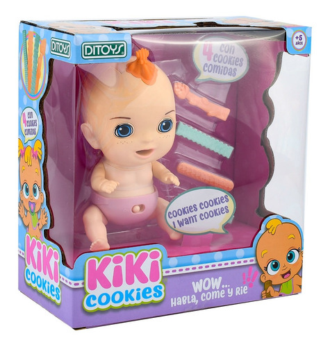 Bebote Kiki Cookies Habla Come Y Rie Incluye Galletas Ditoys