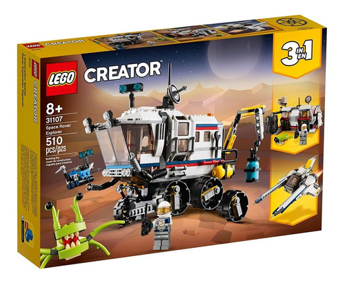 Bloques Lego Róver Explorador Espacial 3en1 - Vaj 
