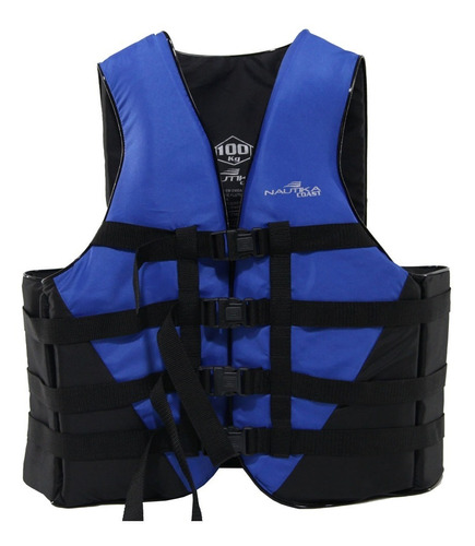 Colete Salva Vidas Nautika Coast Até 50kg Azul E Preto