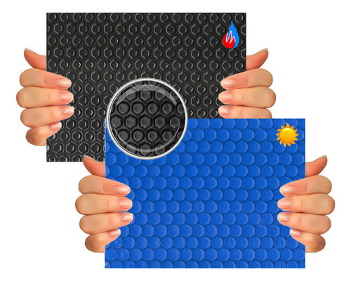 Capa Térmica 15 X 6 Atco Original Cor Azul/preto Proteção Uv