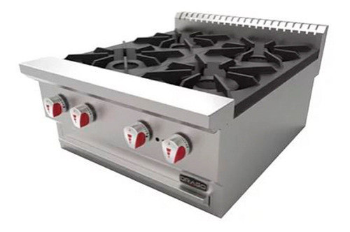 Parrilla Industrial 4 Quemadores 61 Cm Drago Cg-40