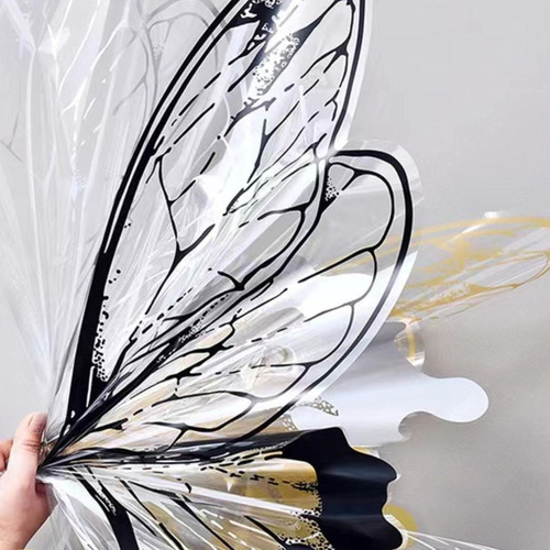 80 Piezas De Papel De Regalo De Flores, Papel De Regalo Para