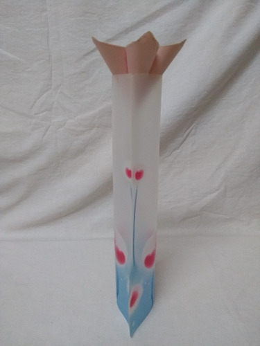Imagem 2 de 5 de Vaso De Flores De Plástico Dobrável Vaso Pvc Corações Azul