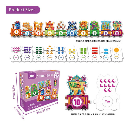 Miniwhale Puzzle Para Niños, Rompecabezas De Piso Para Niños