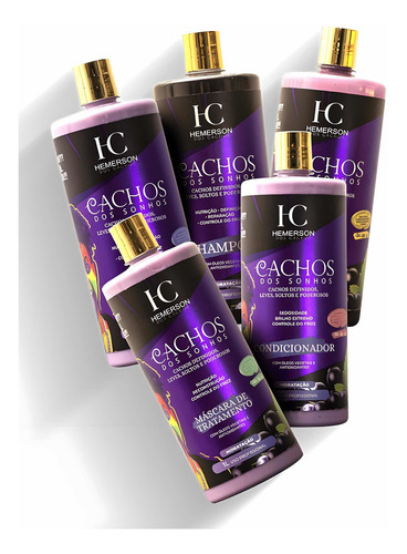 Kit Cachos Dos Sonhos Mestre Dos Cachos 1l 5 X1 Hc 3a 3b 3c