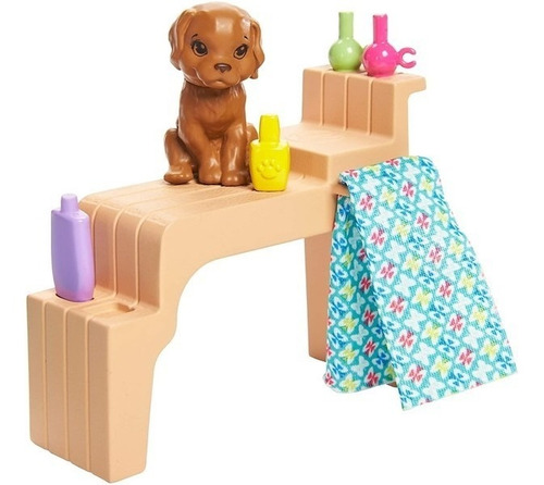 Imagem 3 de 5 de Boneca Barbie Spa - Salão De Manicure Com Pet - Mattel Gnh07