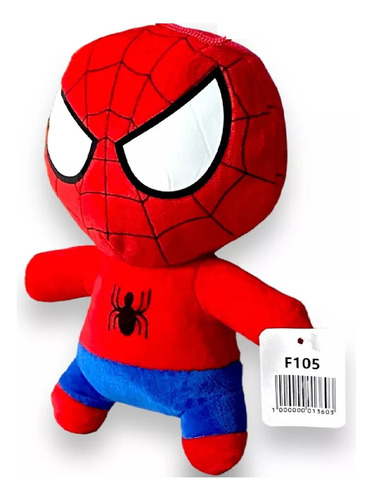 Peluche Spider Man Hombre Araña Cabezón Básico Spider-man 