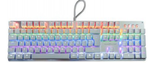 Teclado Gaming Game Factor Kbg400-wh-rd