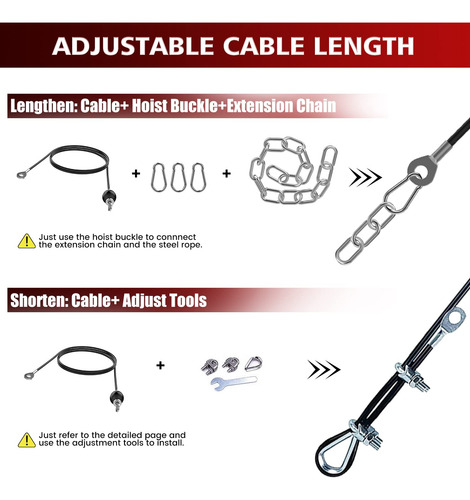 Sistema De Polea De Cable Concho, Sistema De Polea De Peso M