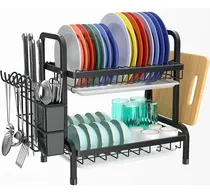 Comprar Platera Escurridor De Platos Cubiertos Vaso Acero Inoxidable