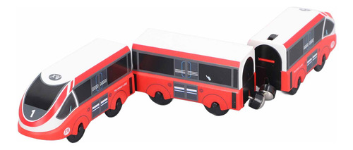 Kit De Juguetes Para Niños Red Toy Train Para Niños, Interac