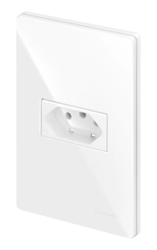 Conjunto Tomada 20a 250v 4x2 1 Posto Margirius Infiniti Plus
