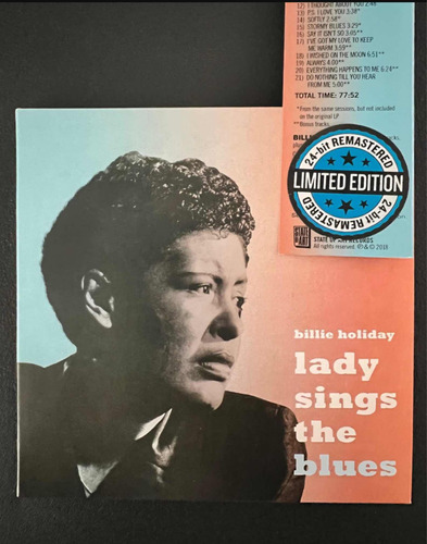 Cd Billie Holiday Lady Sings The Blues