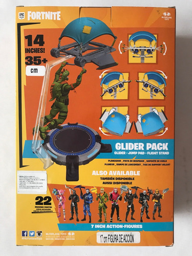 Fortnite Glider Pack Planeador Epic Games Jazwares 2019 14pu (Usado)