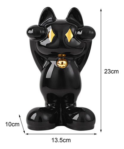 Estatua De Gato De La Fortuna, Decoración De Mesa, Artesanía