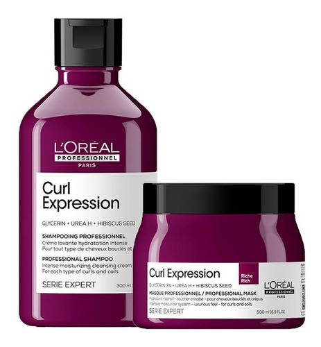 Kit L'oreál Pro Serie Exp Curl Expression-sh E Másc Rh 500ml