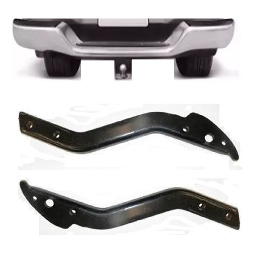 Soporte X2 Paragolpe Trasero Hilux 1997 1998 1999 2000