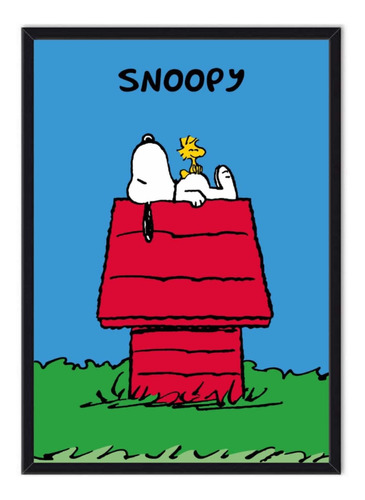 Cuadro Enmarcado - Póster Snoopy