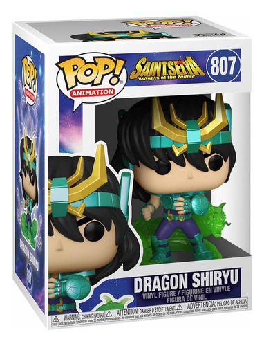 Funko Pop!: Caballeros Del Zodiaco- Dragon Shiryu