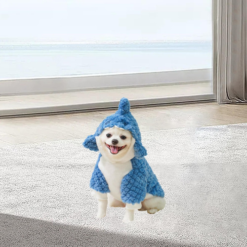 2 Disfraz De Tiburón Para , Ropa Para Mascotas, Sudadera S