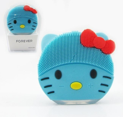 Esponja Limpeza Facial E Massageadora Elétrica - Hello Kitty