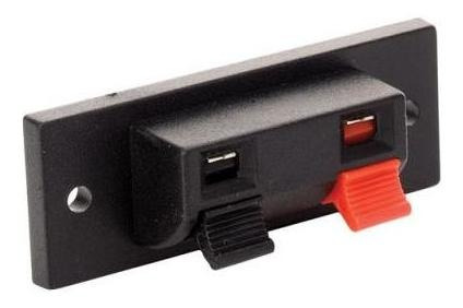 Conector Sencillo Con 2 Terminales Tipo Push Para Bafle