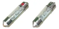 Comprar Bombillo Para Techo Tipo Fusible Led Rojo Universal (par)