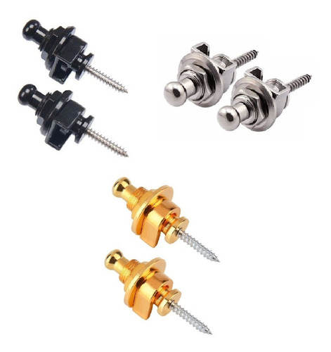 Imagem 1 de 5 de Strap Lock Trava Correia Guitarra Violão Baixo 3 Cores