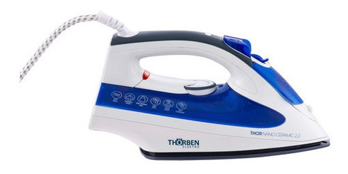 Imagen 2 de 7 de Plancha Thorben Nano Ceramic 2.2 Color Blanco