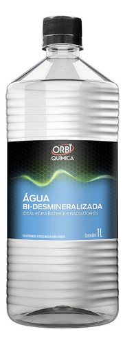 Água Bi-desmineralizada Radiador E Bateria 1 Litro - Orbi