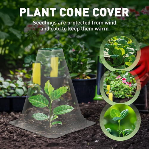 Cloches De Jardín Para Plantas, Cubiertas Reutilizables