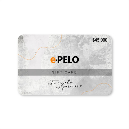 Gift Card Hot Sale $45.000 Kit Regalo P/ Pelo Uñas E - Pelo