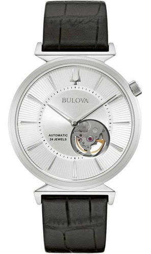 Reloj Bulova 96a240 Para Hombre Con Correa De Piel