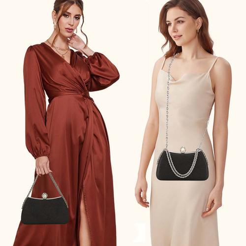 Bolso De Noche Fiesta De Mano Bolsa De Embrague Mujer