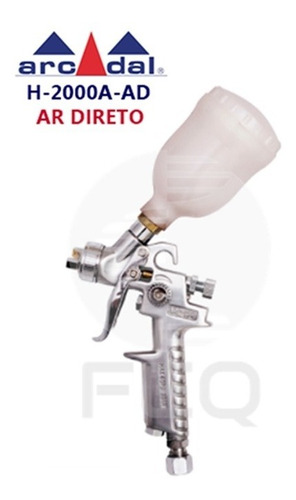 Pistola Para Pintura H2000-a Hvlp Bico 1,0 Mm Ar Direto