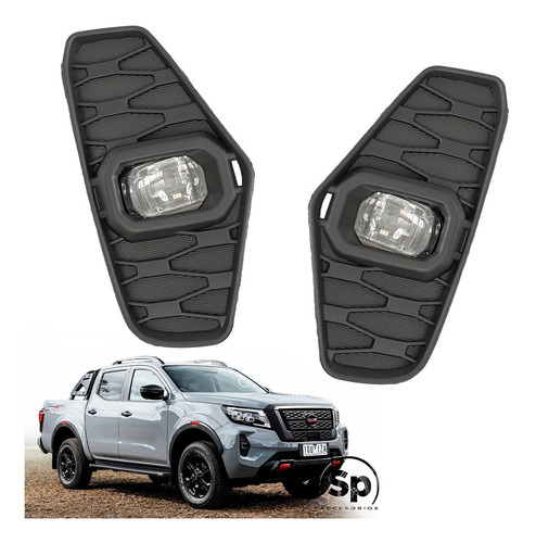 Imagen 1 de 9 de Faros De Niebla Nissan Np300 Frontier 2021+ Kit Led Oem Dire
