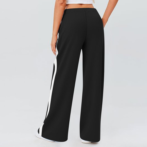 Pantalones Deportivos De Pierna Ancha Para Mujer, Pantalones