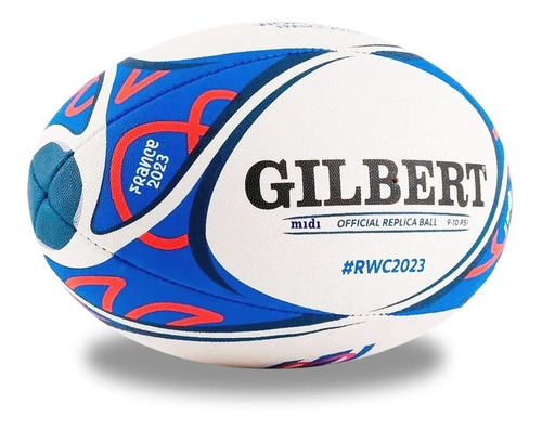 Pelota De Rugby N°5 World Cup Gilbert Francia 2023 Oficial 